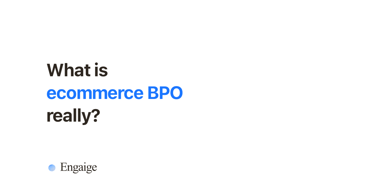 What is ecommerce BPO? A 2026 guide for online stores