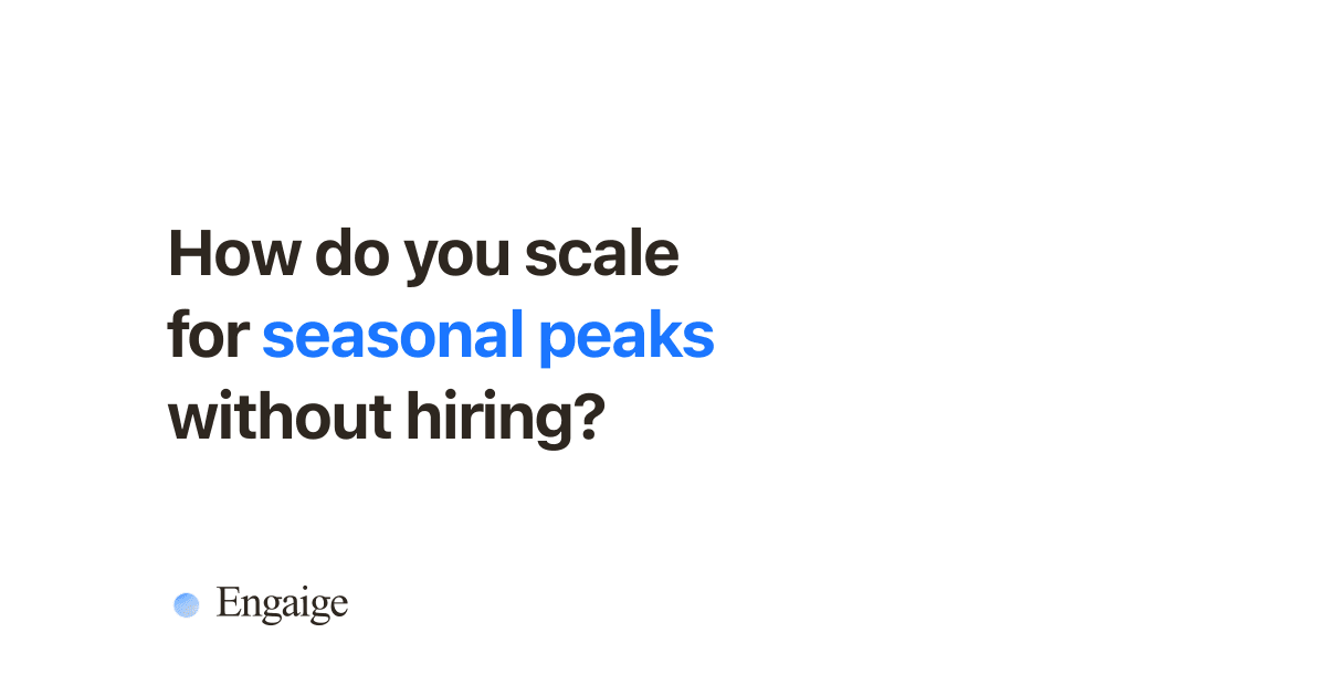 AI-powered e-commerce seasonality management across support and operations