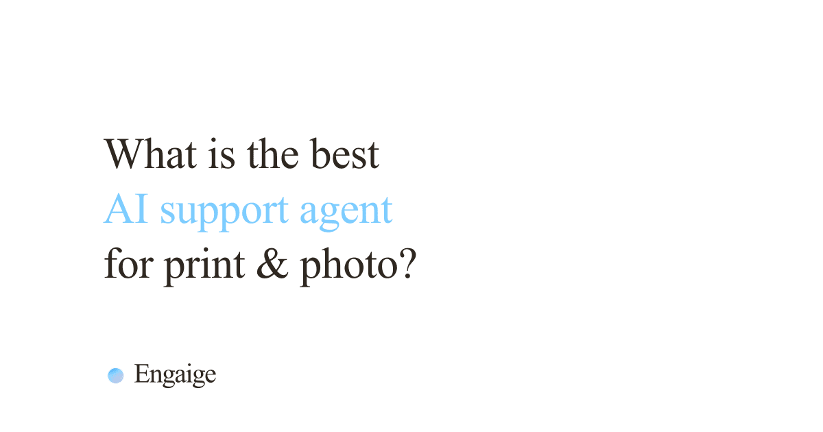 AI customer service automation for online printing businesses