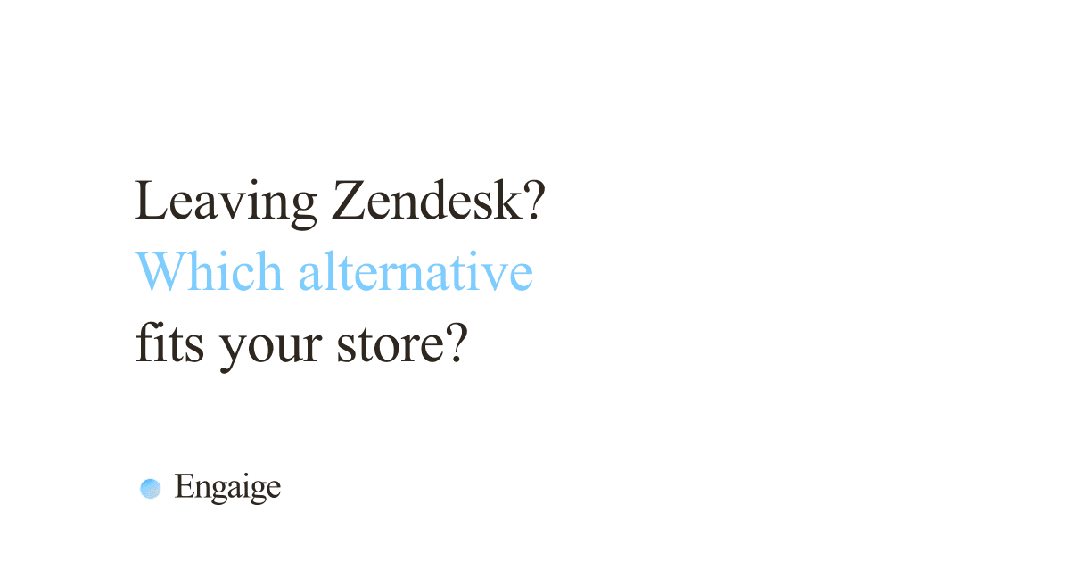 Top Zendesk alternatives for e-commerce customer service automation