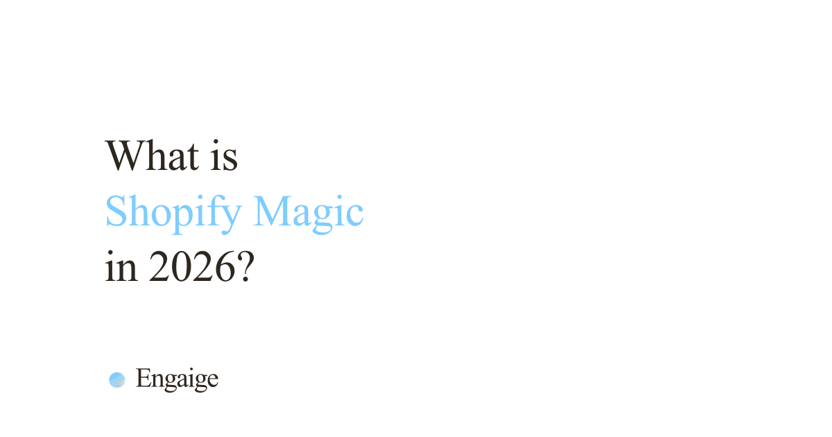 Cover card with the question: What is Shopify Magic in 2026?