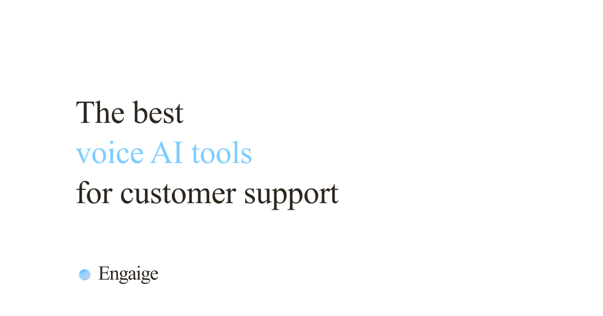 Best voice AI tools for customer support in 2026