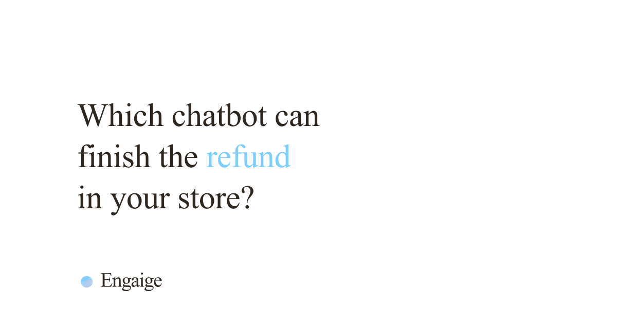 AI customer service chatbot for e-commerce businesses
