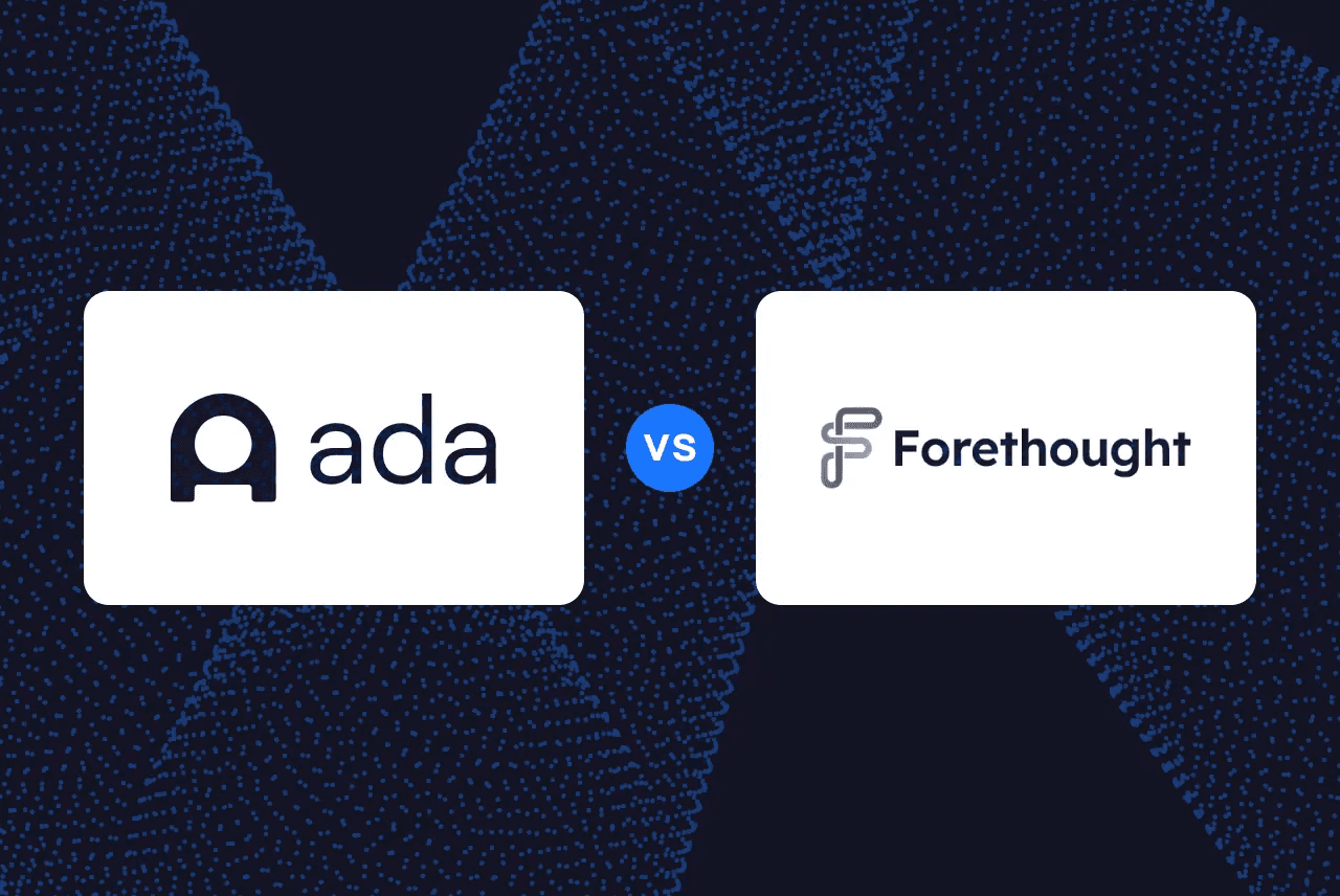 Comparison of Ada and Forethought AI customer service platforms