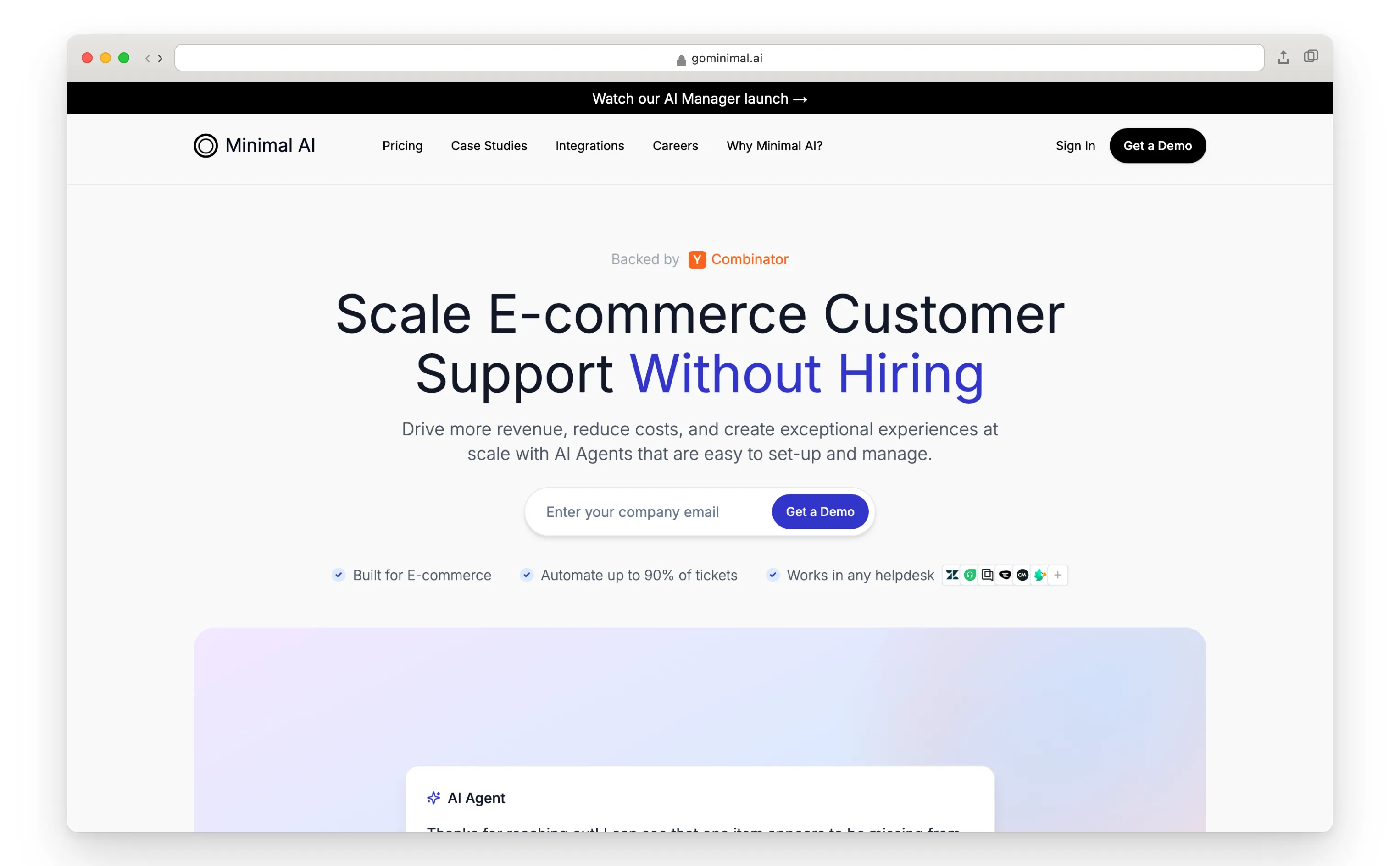 Minimal KI-Agent mit einer Shopware-Integration