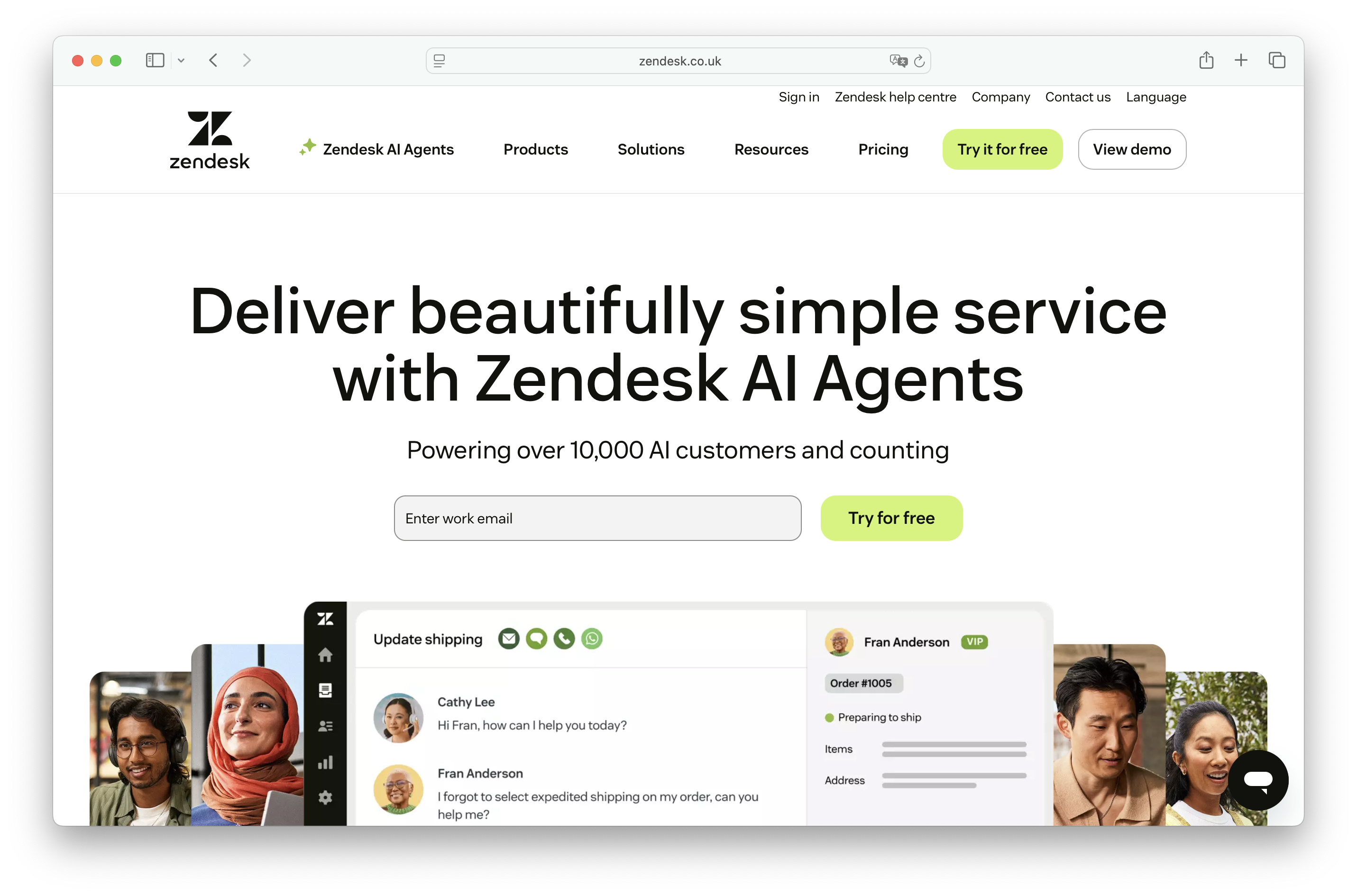 Zendesk AI reply suggestions and ticket triage