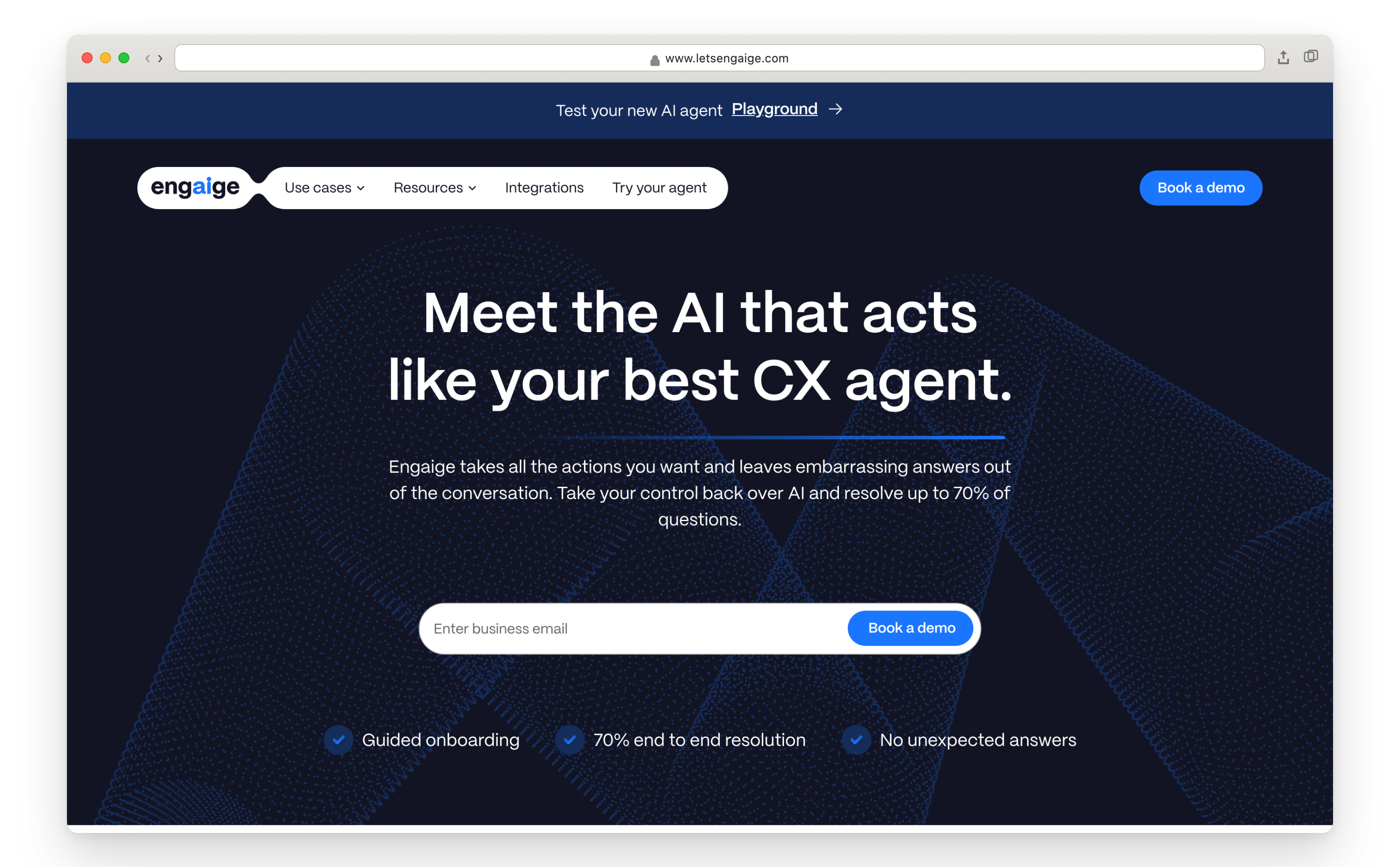 Engaige homepage
