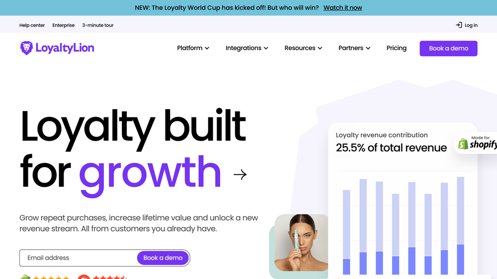 LoyaltyLion homepage