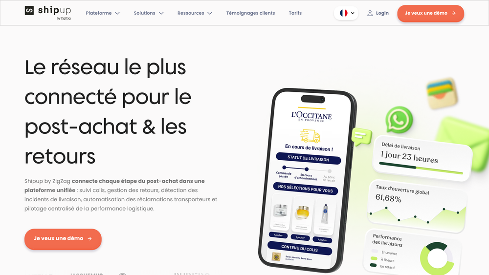Shipup homepage